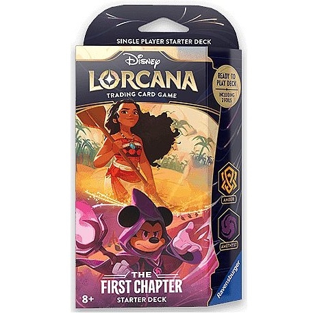 Moana & Mickey (Amber/Amethyst) - First Chapter Star deck - Disney Lorcana TCG